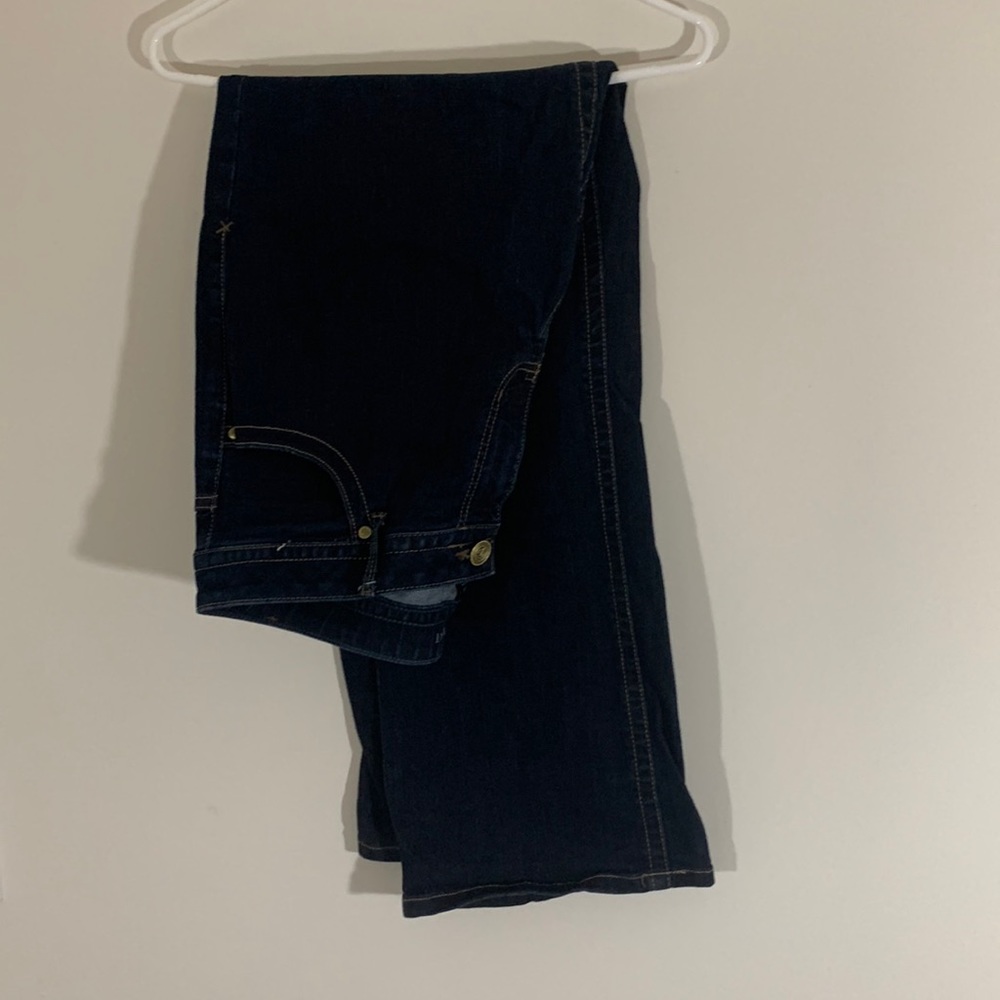Lane Bryant Womens Jeans size 18 Regular Dark Wash Bootcut Genius Fit